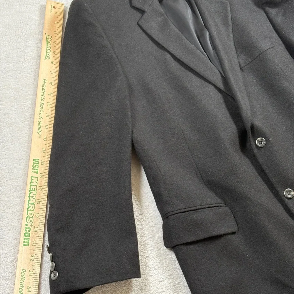 Jos. A. Bank Blazer Mens Black 100% Cashmere Two Button Sport Coat 50R